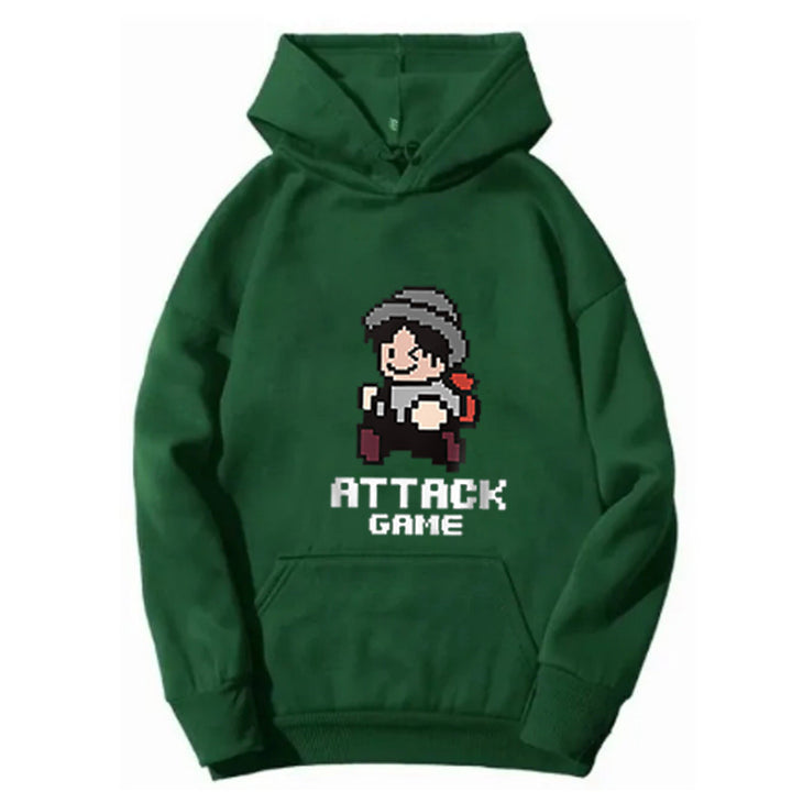 Women's hoodie with playful retro game design Lisslune