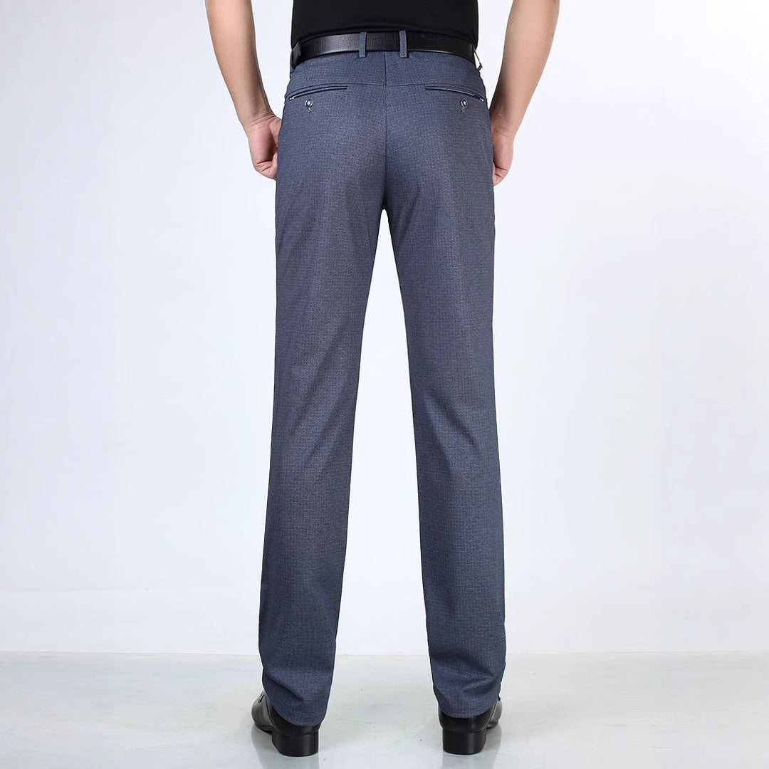 Men's classic suit trousers with innovative elastic waistband Lisslune
