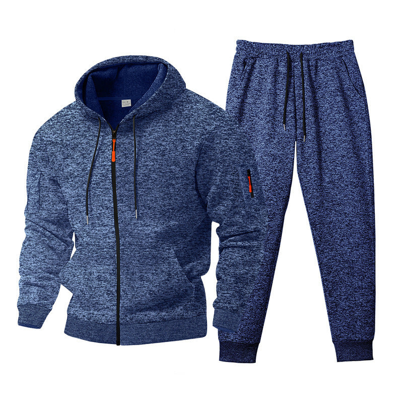Men's tracksuit with hood and practical pockets Lisslune
