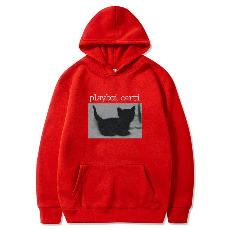 Women's hooded sweatshirt with unique artistic print Lisslune
