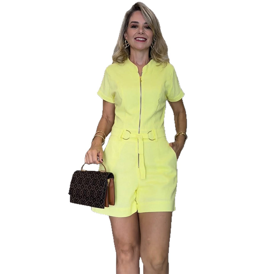 Women's jumpsuit with a tailored cut and elegant zipper Lisslune