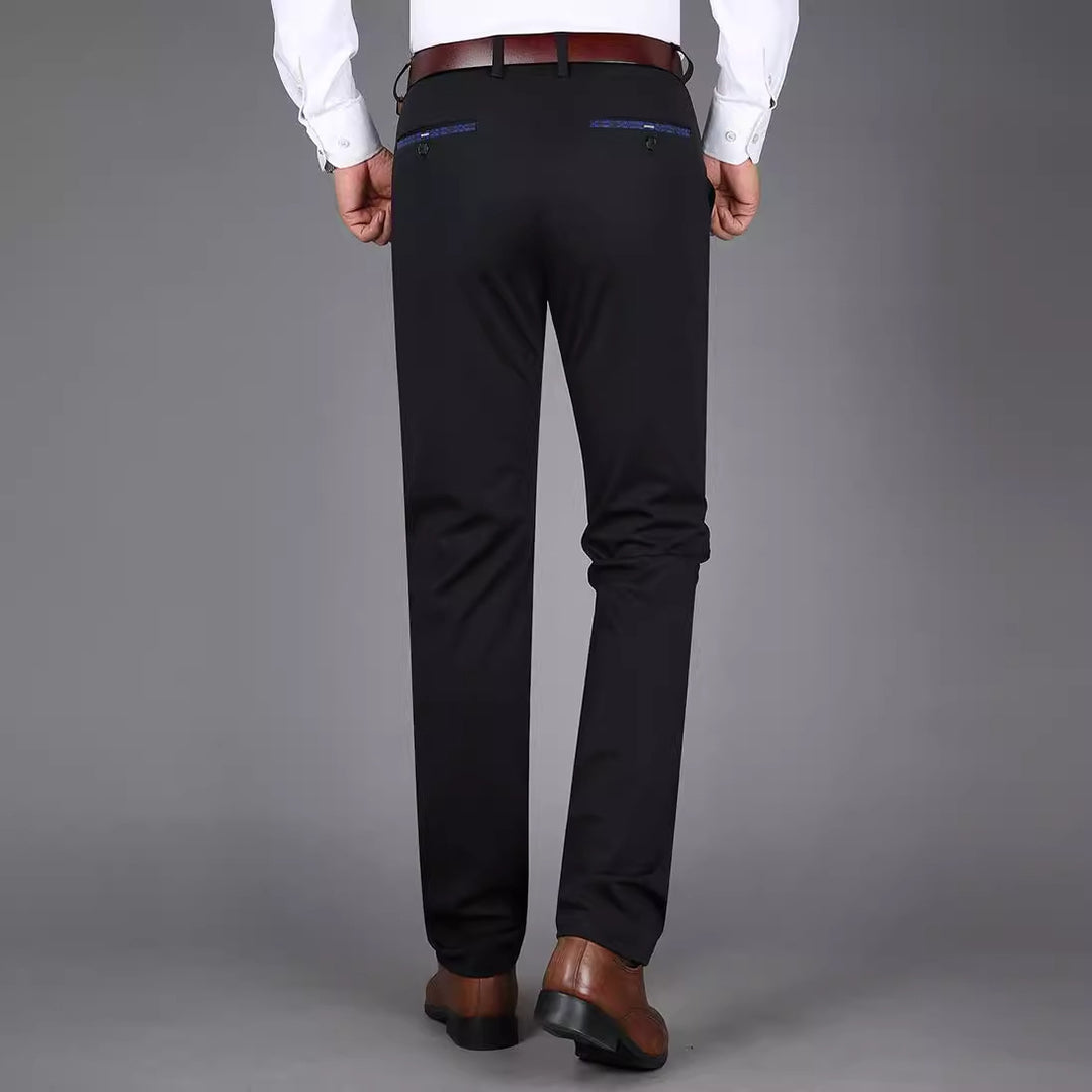 Men's High Quality Fabric Trousers in Elegant Cut Lisslune
