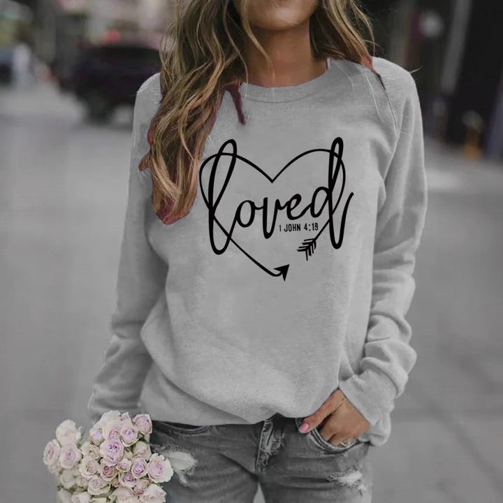 Women’s sweatshirt with inspiring lettering and trendy design Lisslune