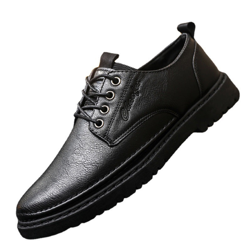Men's lace-up shoes with modern upper material made of high-quality leather and comfortable sole Lisslune