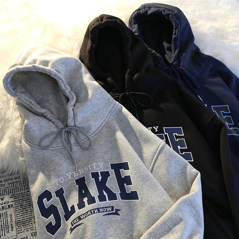 Women's hoodie with casual print and hood Lisslune