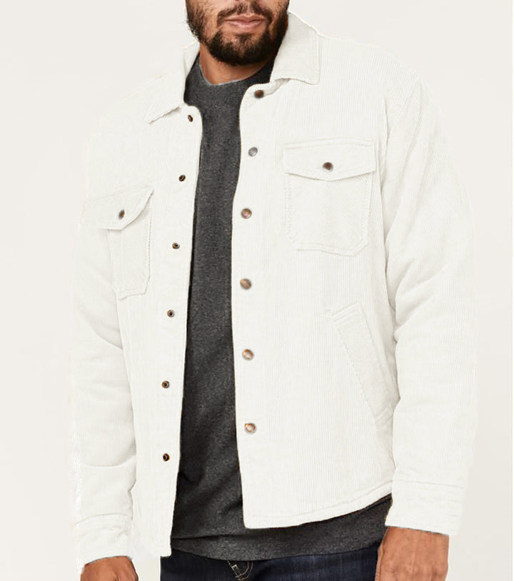Men's cord jacket with practical pockets and stylish design Lisslune