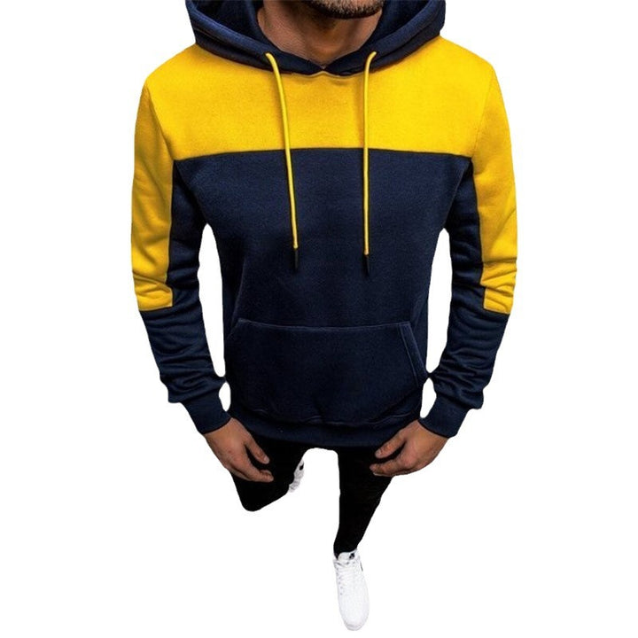 Men's hoodie with contrasting inserts Lisslune