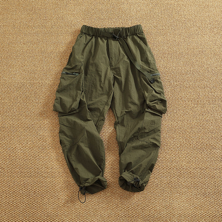 Men's cargo pants with practical pockets and elastic waistband Lisslune