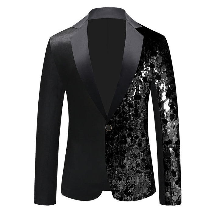 Men's Sequin Blazer with Elegant Cut Lisslune