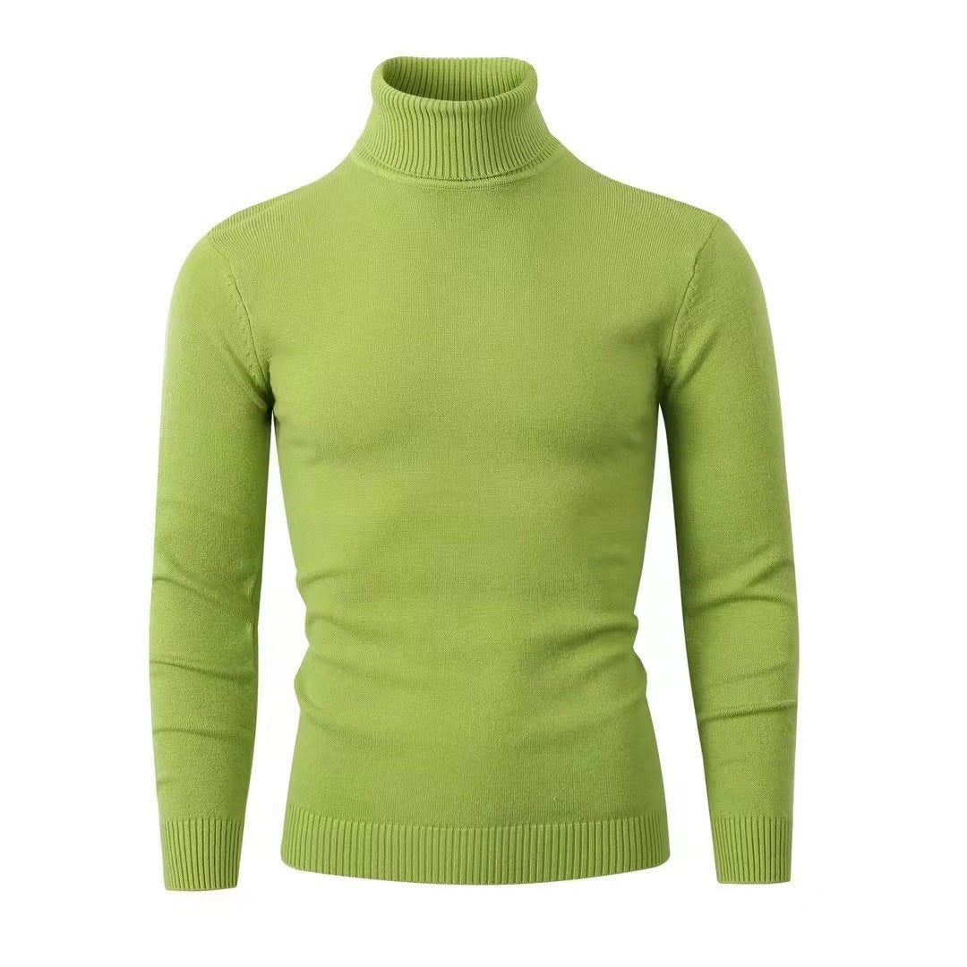 Men's turtleneck sweater made of high-quality cotton Lisslune