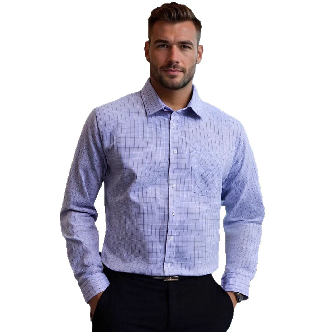 Men's elegant and structured long-sleeve blouse Lisslune