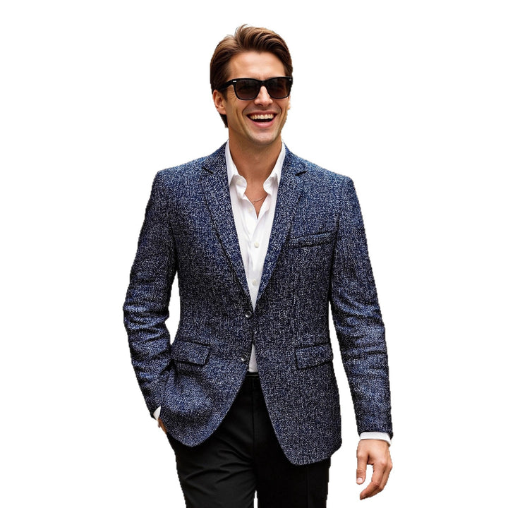 Men's Elegant Wool Blazer Lisslune