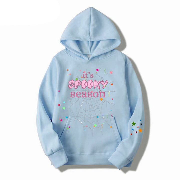 Women cozy hoodie with graphic Halloween design Lisslune