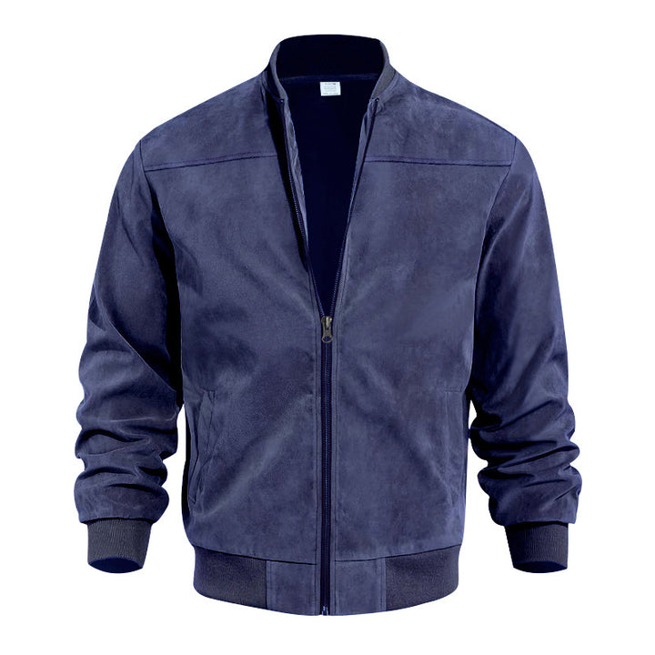 Men's elegant bomber jacket with fleece lining Lisslune