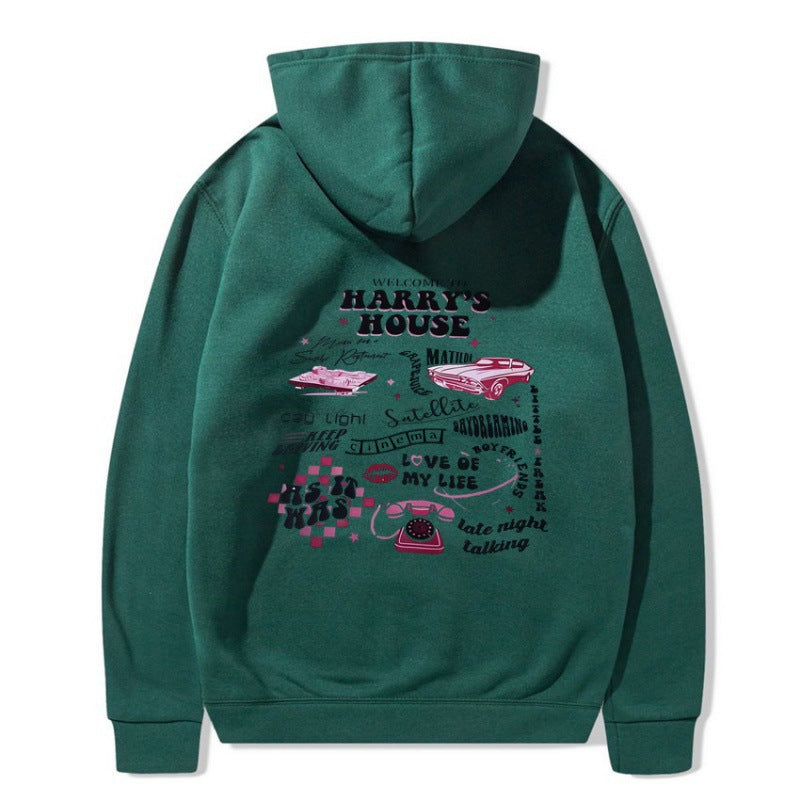 Women's Hooded Sweatshirt with Unique Graphic Design Lisslune