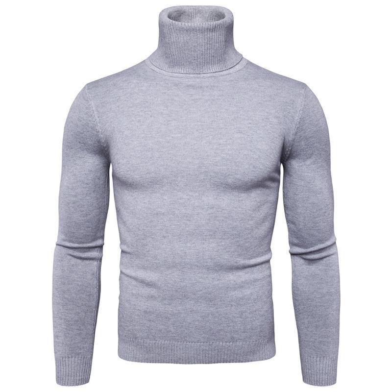 Men's turtleneck sweater made of fine merino wool Lisslune