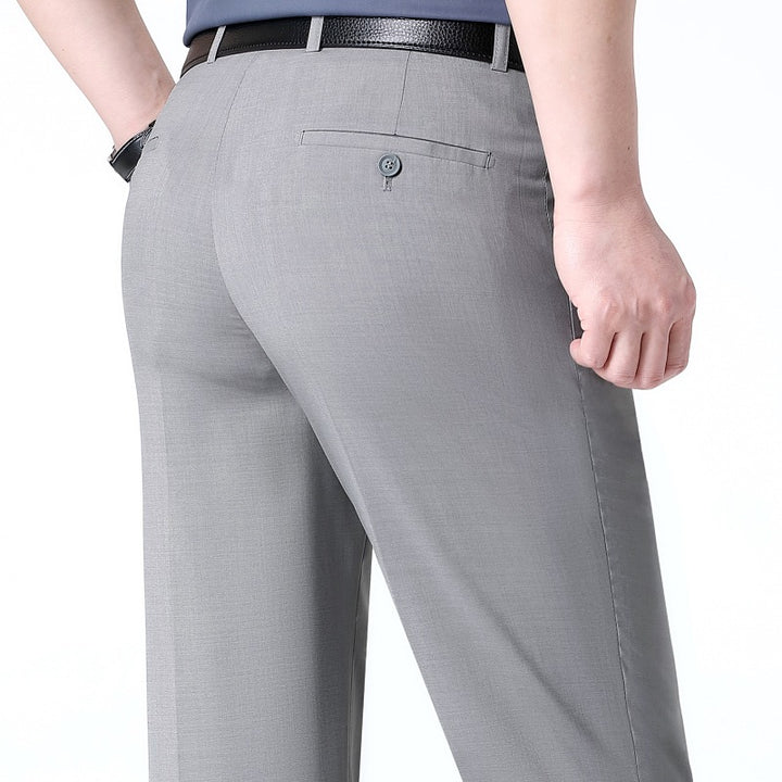 Men's elegant suit trousers made from high-quality wool blend Lisslune