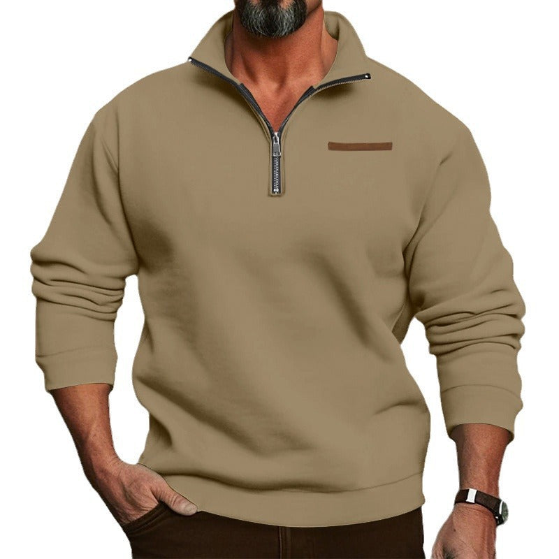 Men's Fleece Sweatshirt with Zip Lisslune