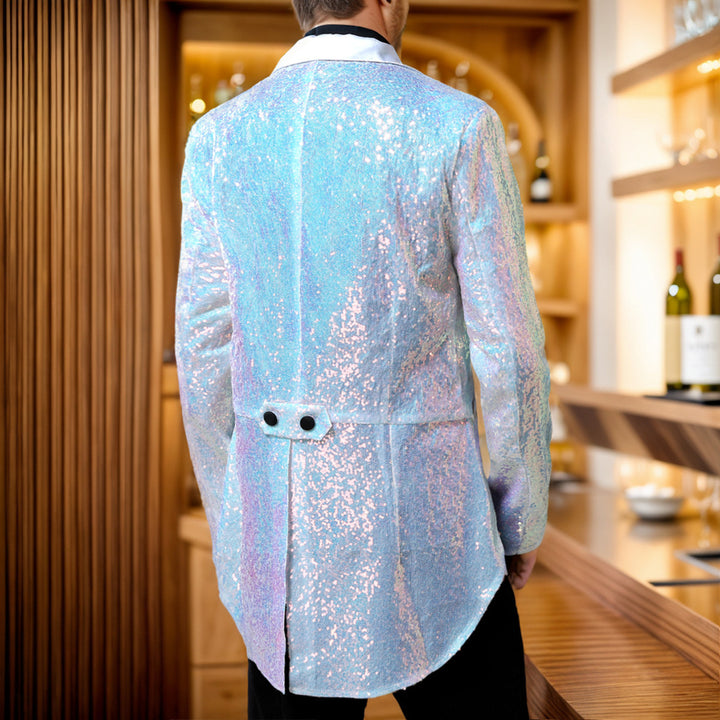 Men's festive sequin blazer Lisslune