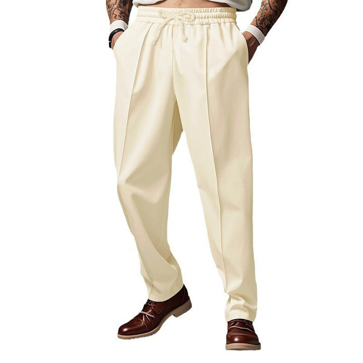 Men's casual jogging pants with elastic waistband and practical side pockets Lisslune