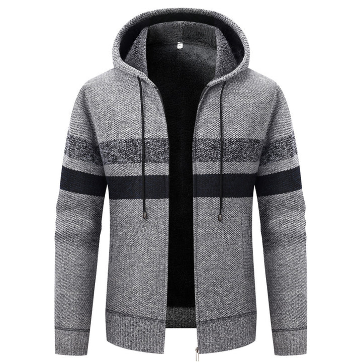 Men's Cozy Cardigan with Hood Lisslune