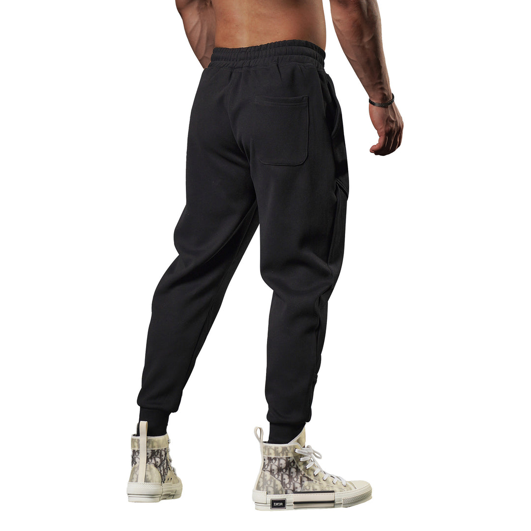 Men's sporty sweatpants with innovative cut Lisslune