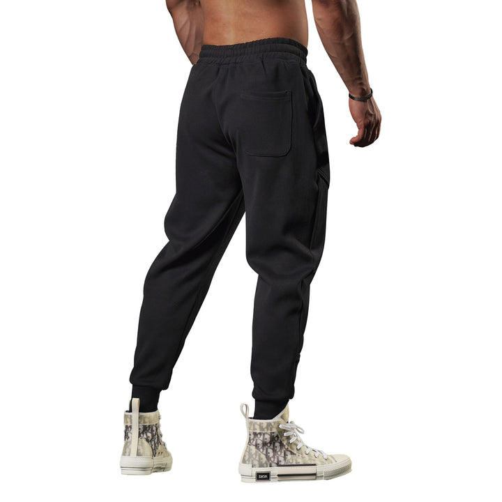 Men's sporty sweatpants with innovative cut Lisslune
