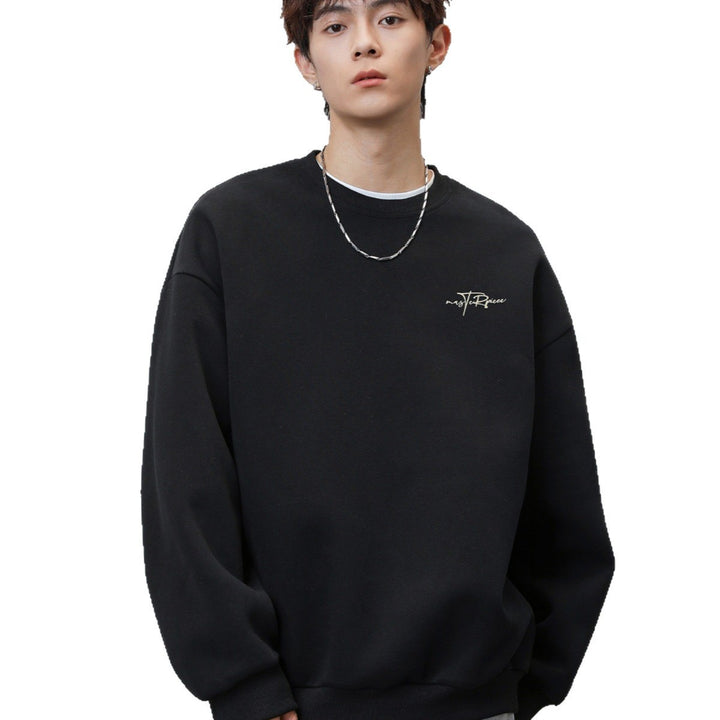 Women's casual sweatshirt made of high-quality cotton and featuring a modern print Lisslune