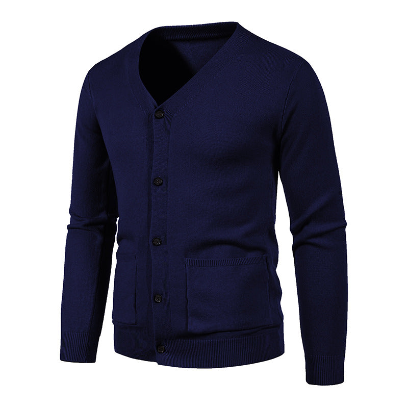 Men's Fine Knit Cardigan Lisslune