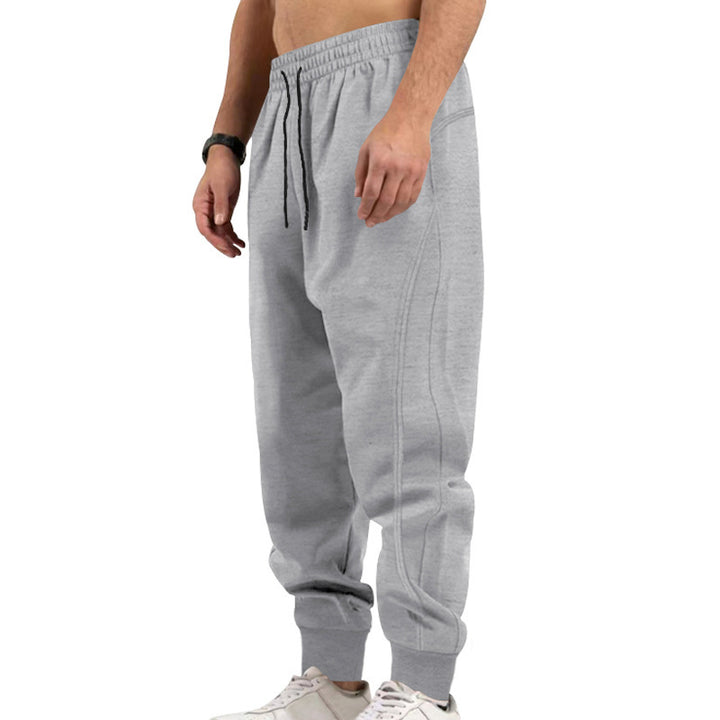 Men's sporty training pants with side zipper Lisslune