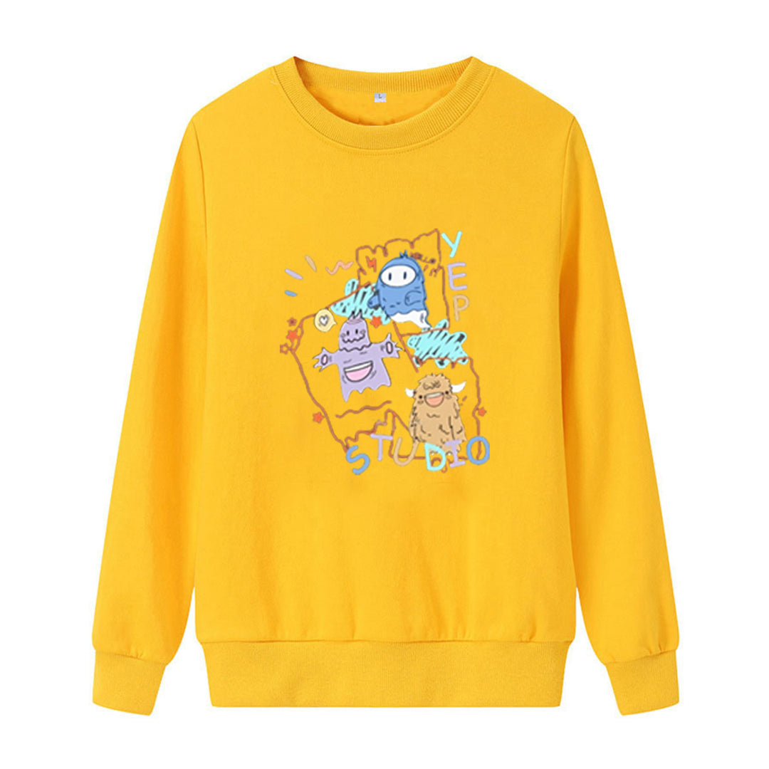 Women's casual sweatshirt with creative graphic design Lisslune