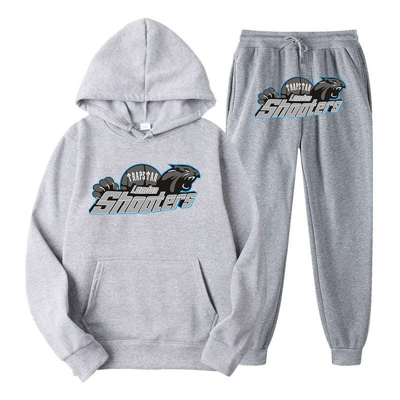 Women's leisure hoodie and jogger set with urban sports design Lisslune