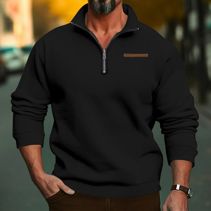 Men's Fleece Sweatshirt with Zip Lisslune
