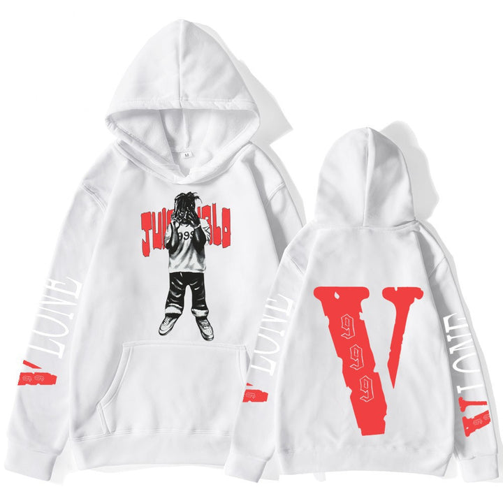 Women's hooded sweatshirt with artistic print and comfortable fit Lisslune