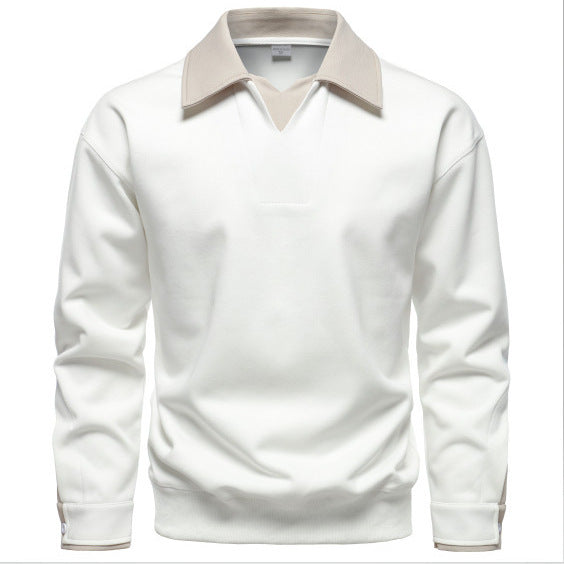 Men's sporty sweater with modern collar and optimal comfort Lisslune