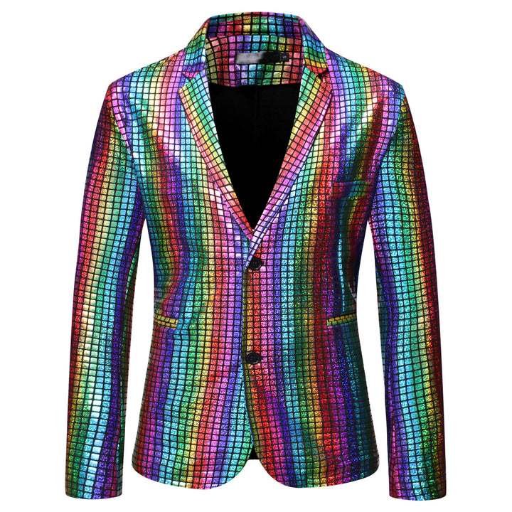 Men's extravagant sequin jacket in modern design Lisslune