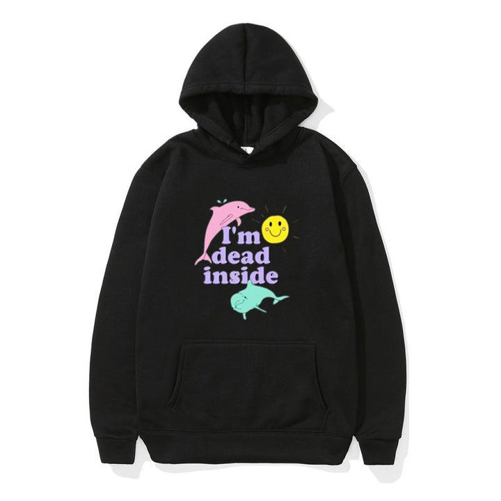 Women's hoodie with creative design and kangaroo pocket Lisslune