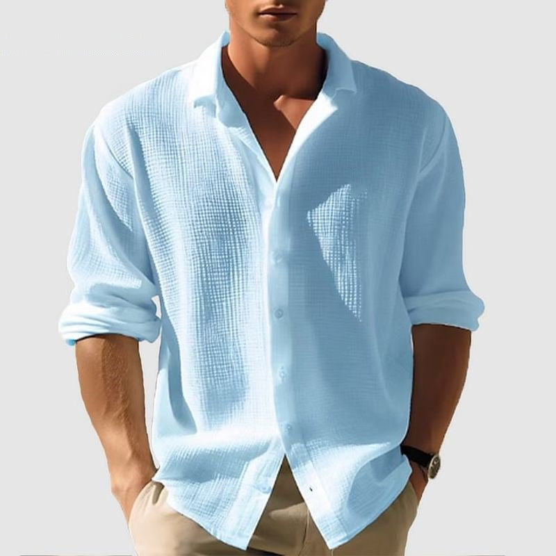 Men's airy cotton shirt Lisslune