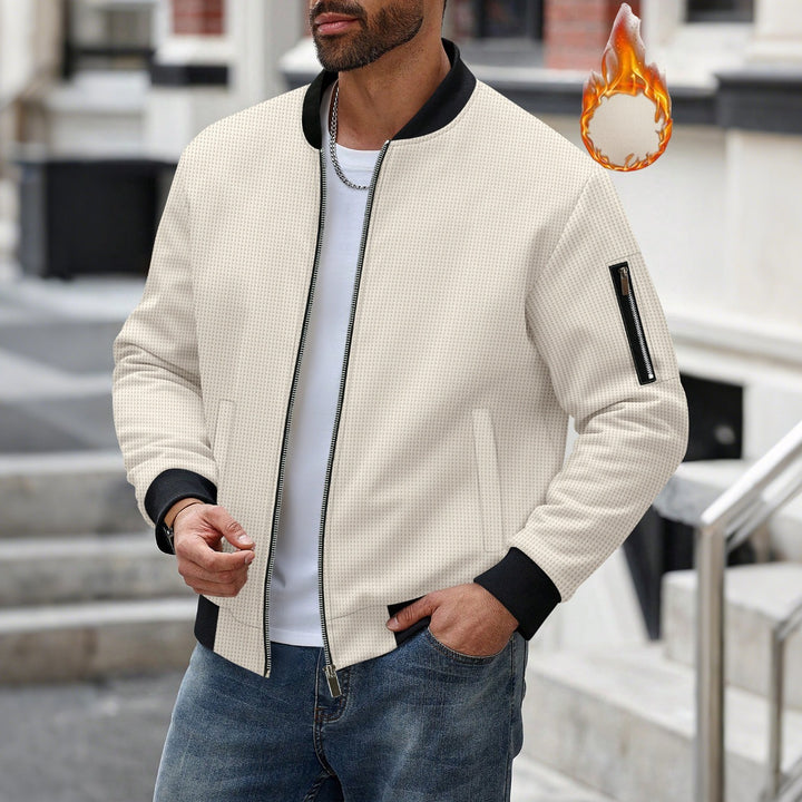 Men's Sporty Bomber Jacket Lisslune