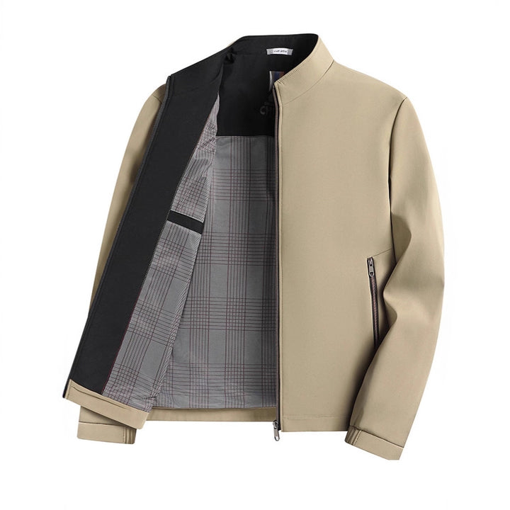 Men's elegant transitional jacket in minimalist design Lisslune