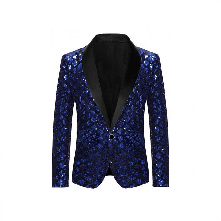 Men's Glamorous Sequin Blazer Lisslune