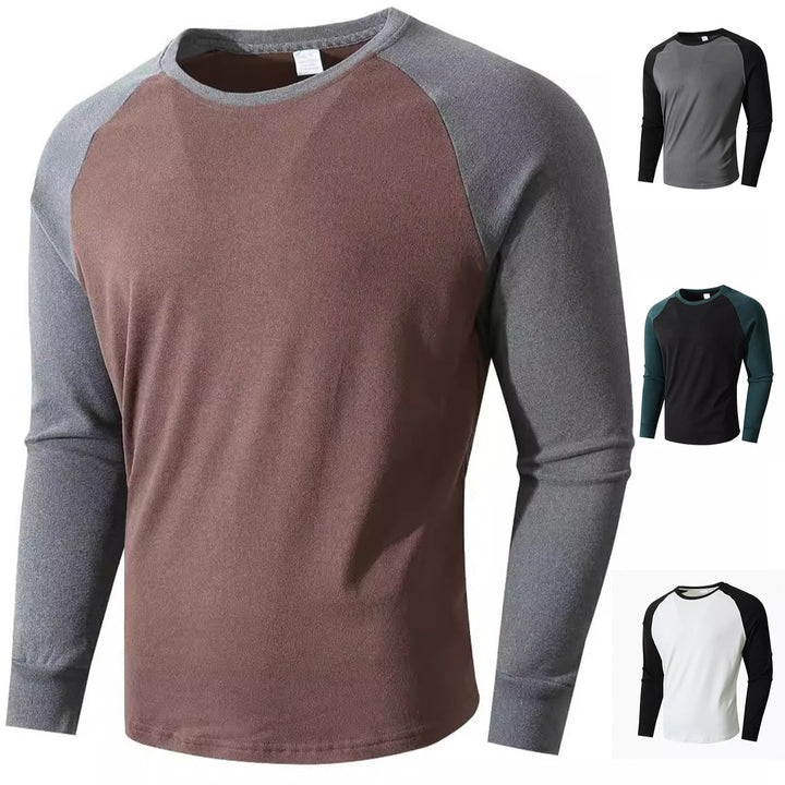 Men's sporty long-sleeve shirt with raglan sleeves Lisslune