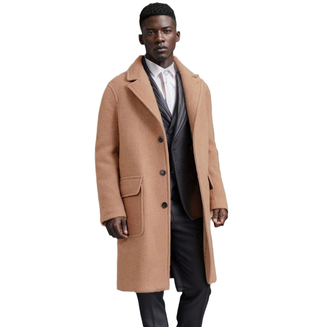 Men's stylish and warm wool coat Lisslune