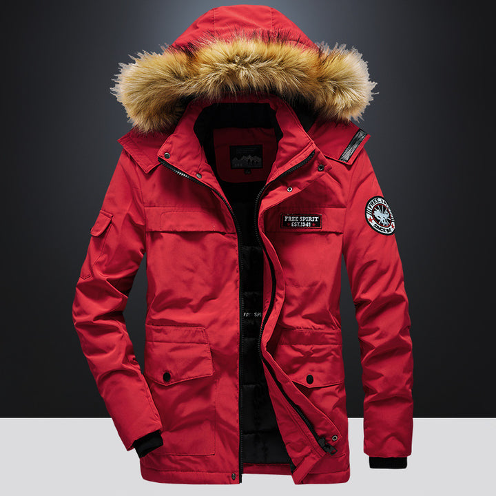 Men's Functional Winter Jacket with Removable Hood Lisslune