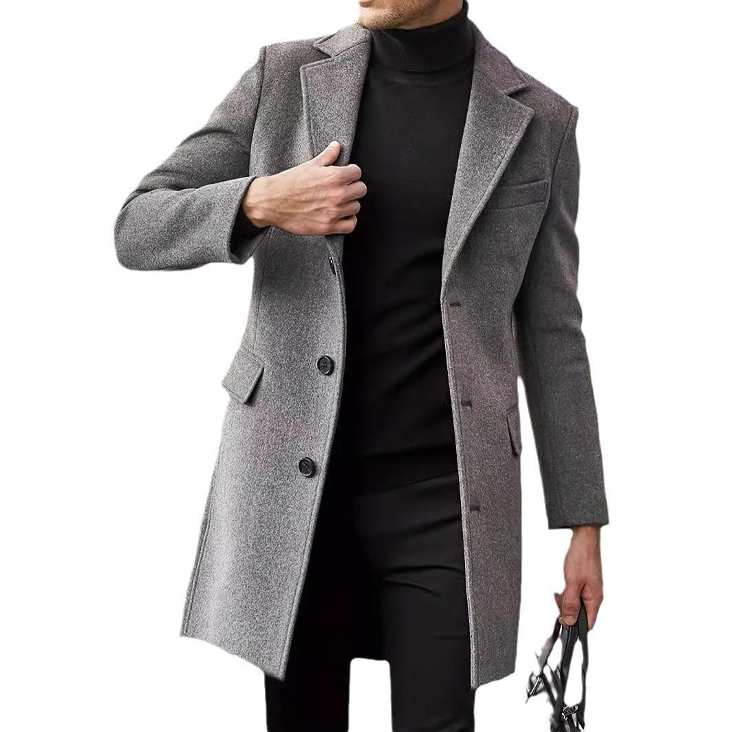 Men's elegant wool coat Lisslune