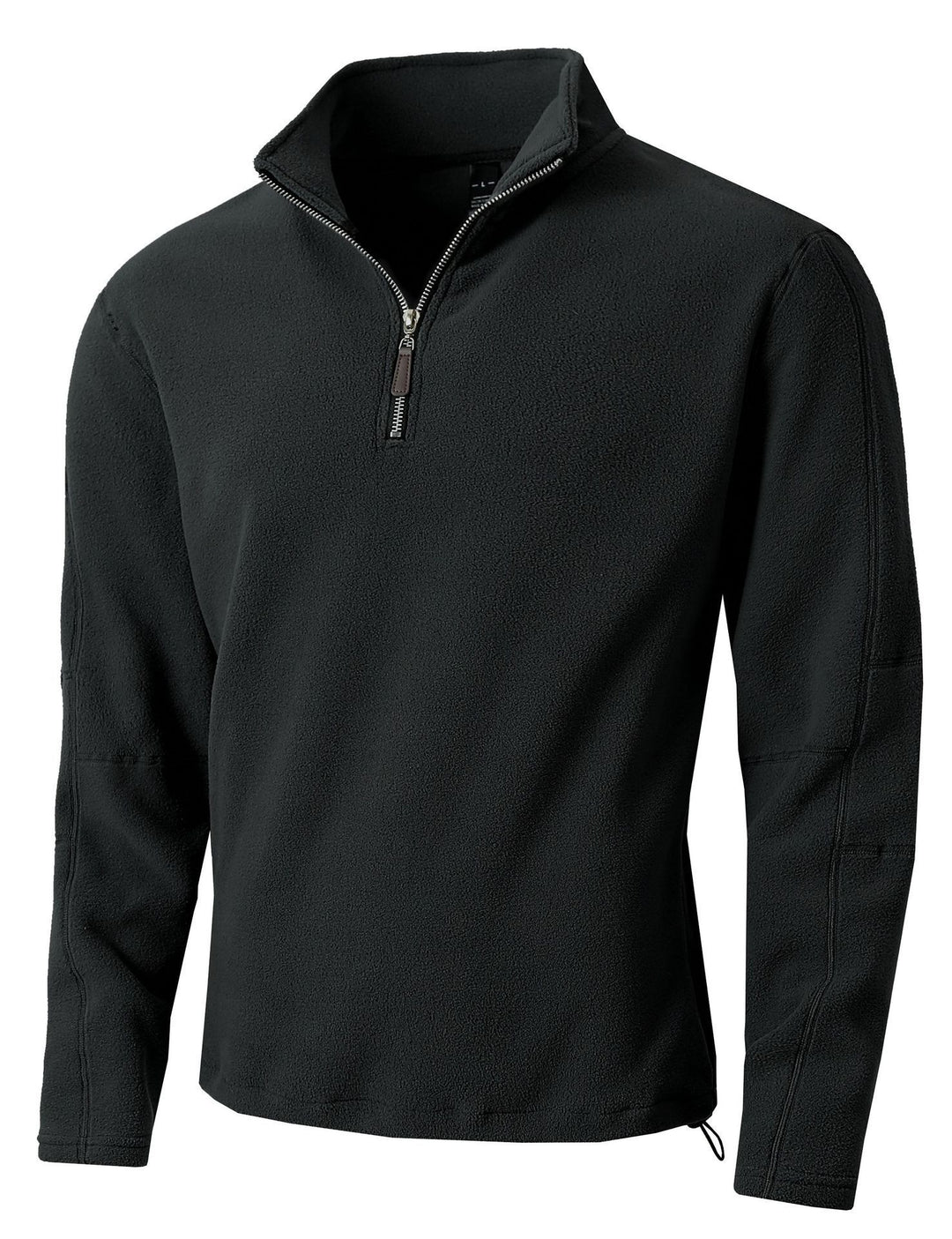 Men's fleece pullover with half-length zipper and stand-up collar Lisslune