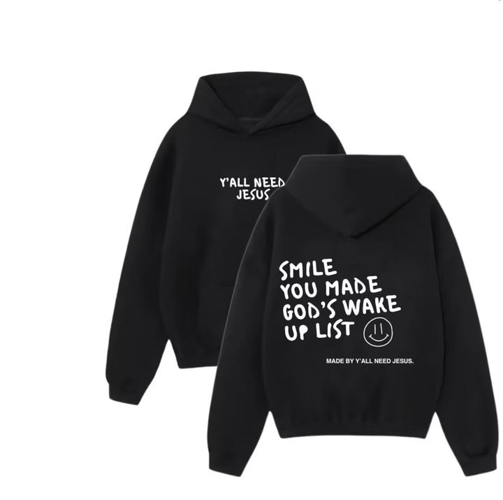 Women's hoodie sweatshirt with inspiring print and comfortable fit Lisslune