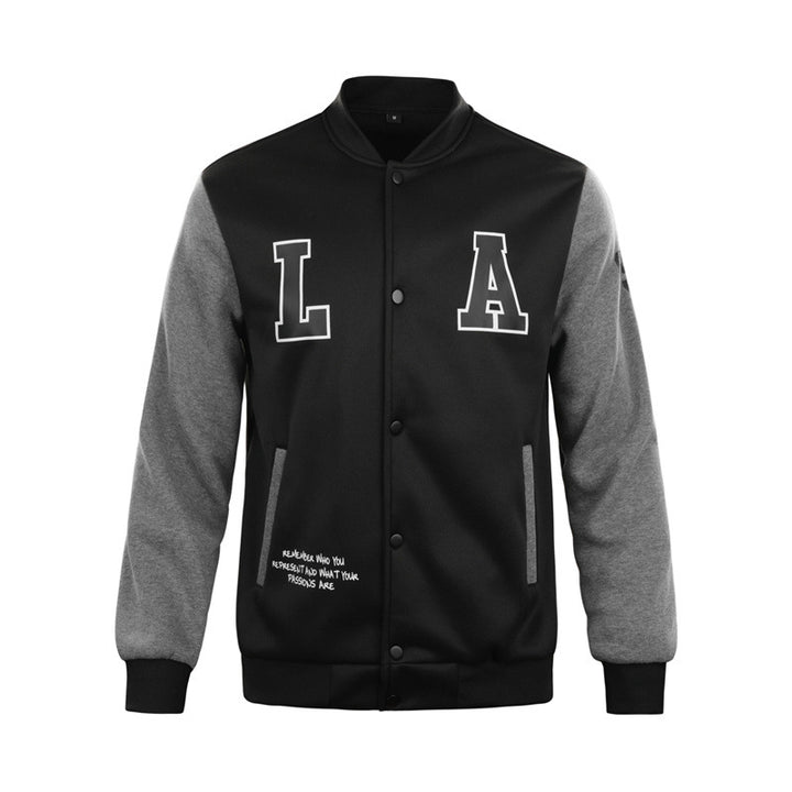Men's College Jacket with Unique Design Elements Lisslune
