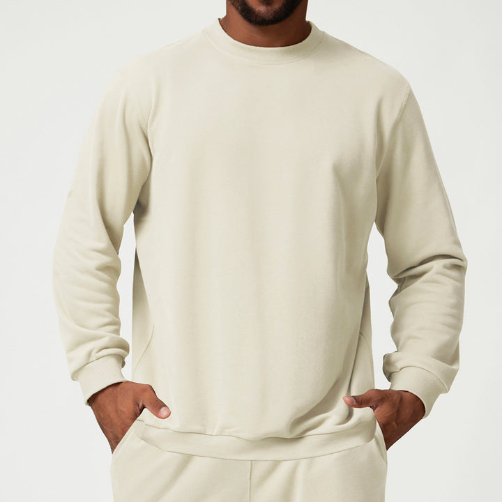 Men's Cozy Sweatshirt with Practical Pockets Lisslune