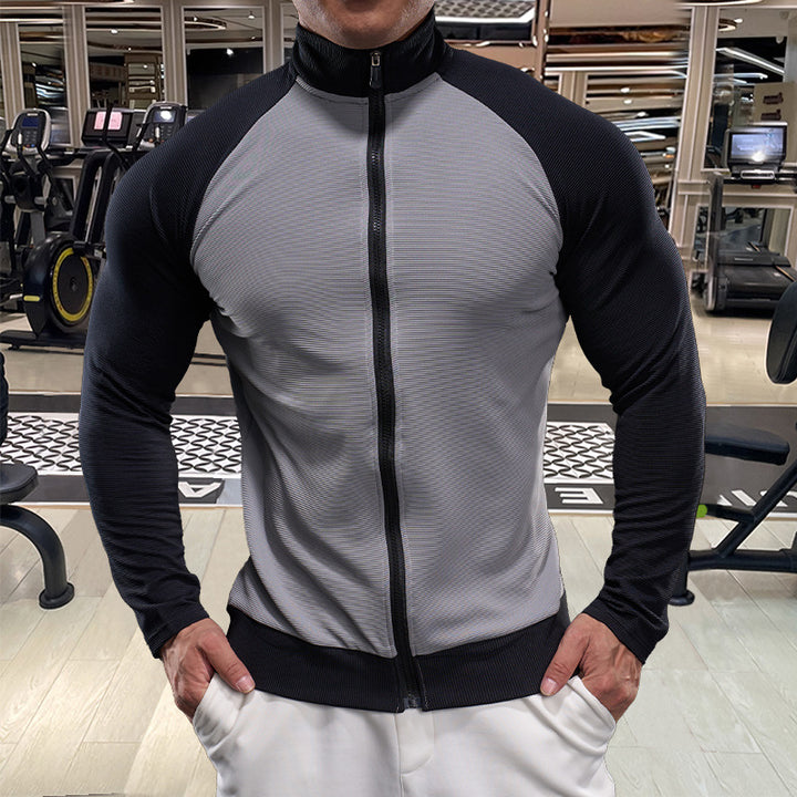Men's stunning sports jacket with high collar and breathable material Lisslune